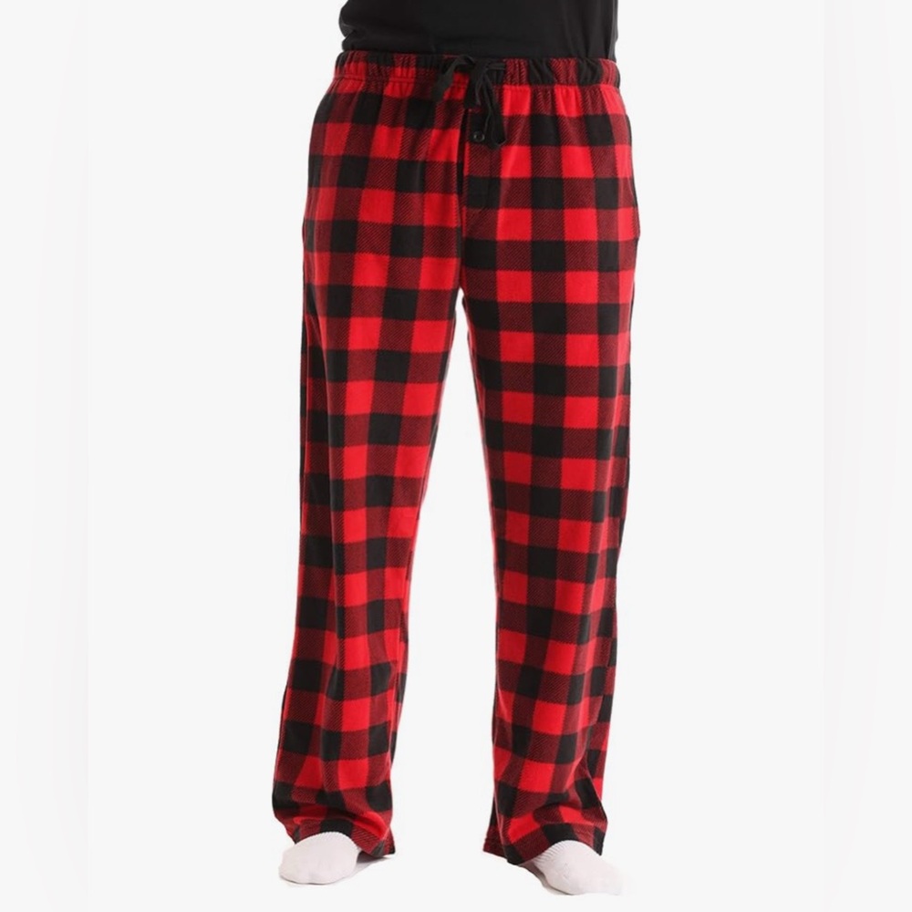 Red‎ & Black Buffalo Plaid Pajama Pants - Size L